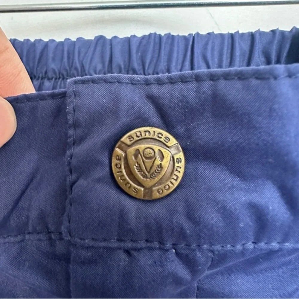 Sunice Golf Windbreaker‎ Rain Pants Mens XL Blue Navy Softshell Ankle Zip Lined